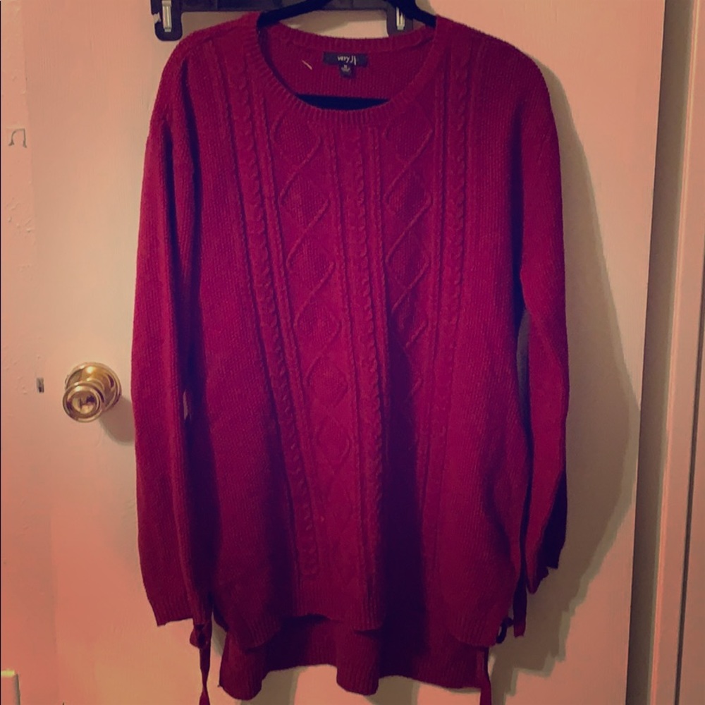 Burgundy Sweater tunic